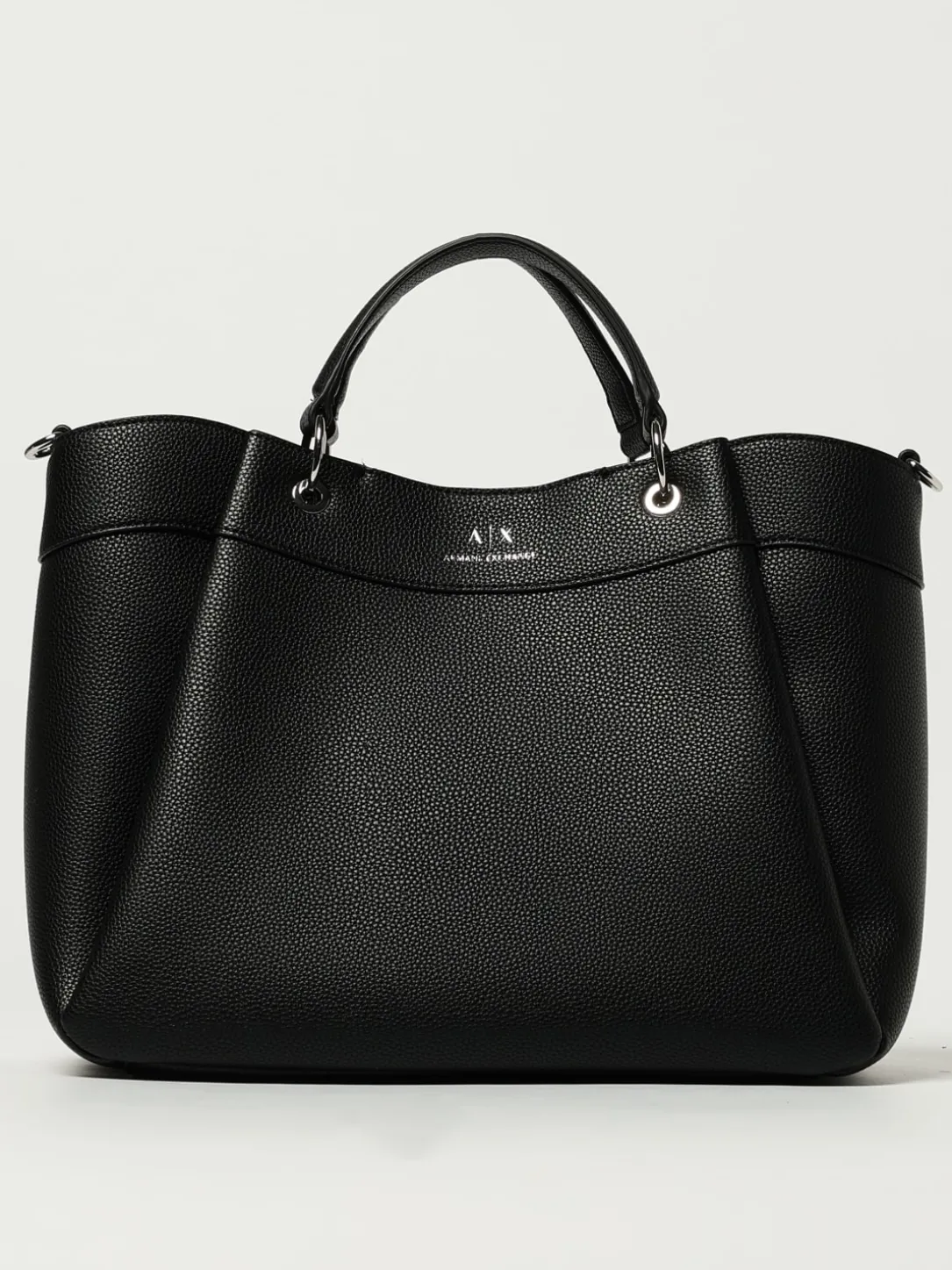 Borsa Shopping a mano con logo Armani Exchange