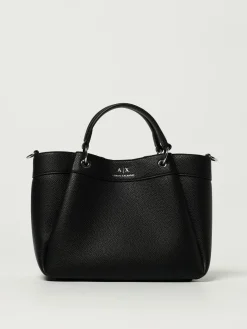 Borsa Shopping a mano con logo Armani Exchange