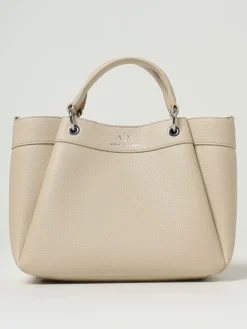 Borsa Shopping a mano con logo Armani Exchange