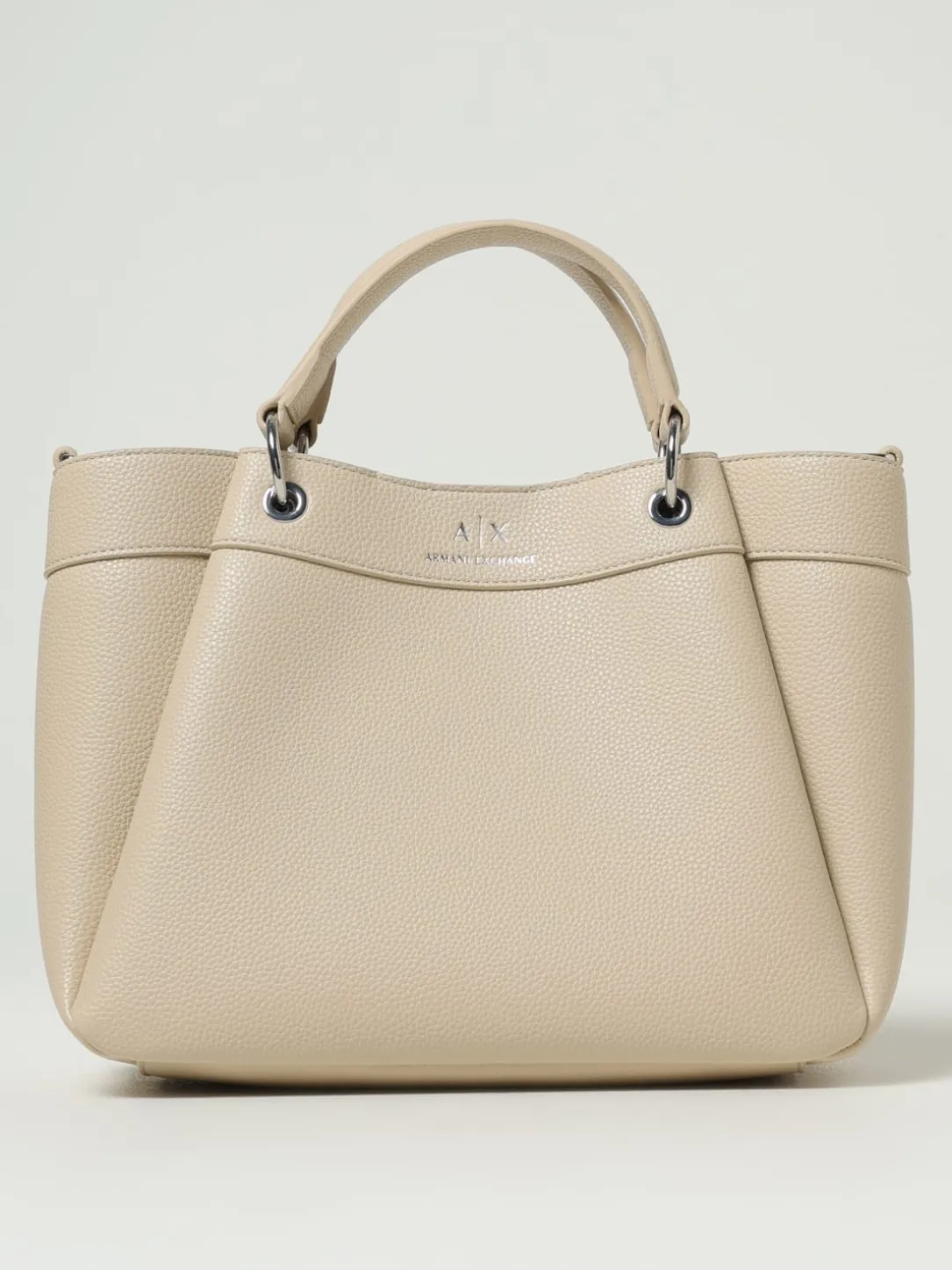 Borsa Shopping a mano con logo Armani Exchange