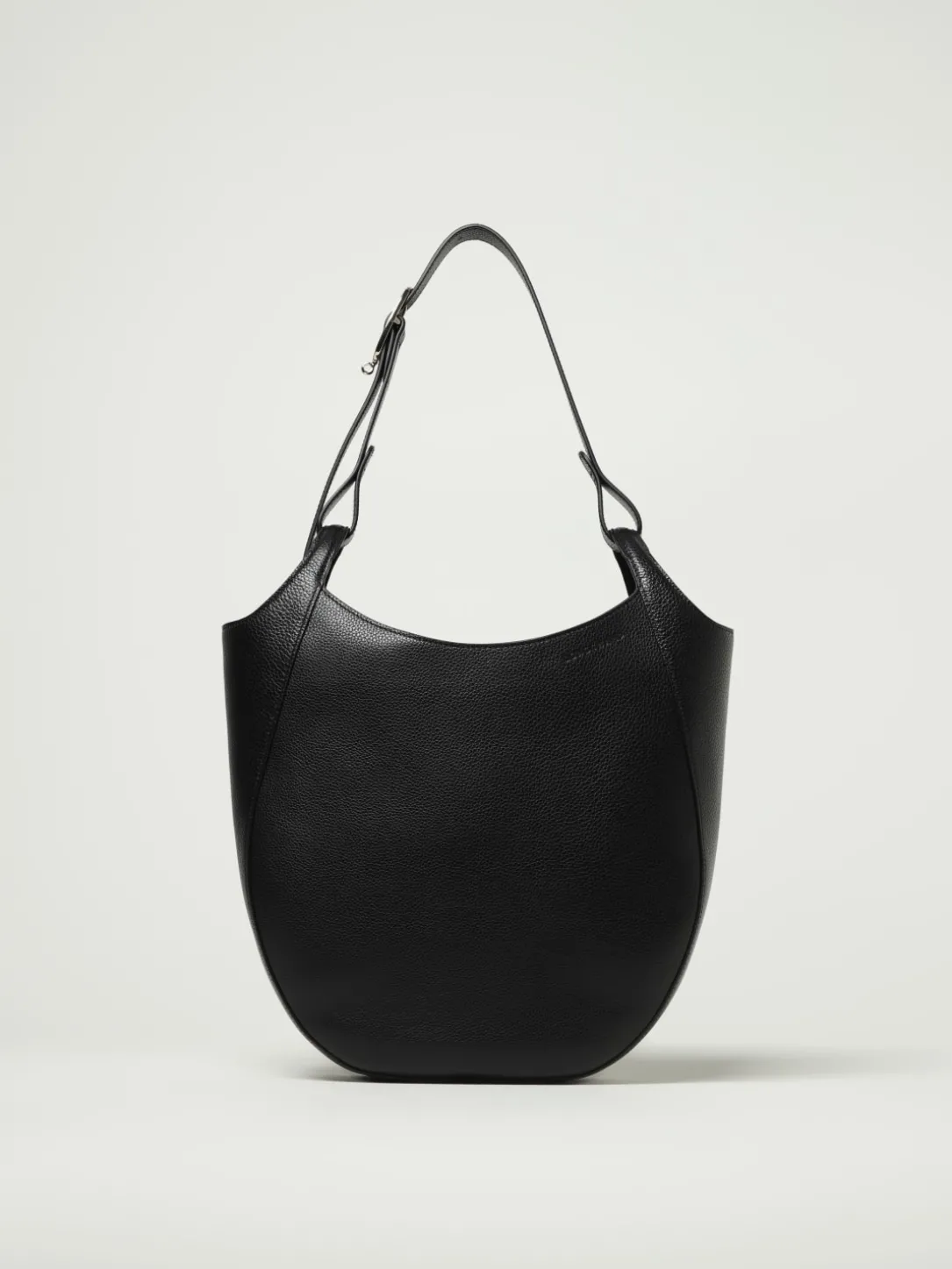 Borsa Shopping bag L Le Foulonné Longchamp in pelle a grana