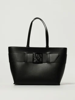 Borsa Shopping con logo Armani Exchange