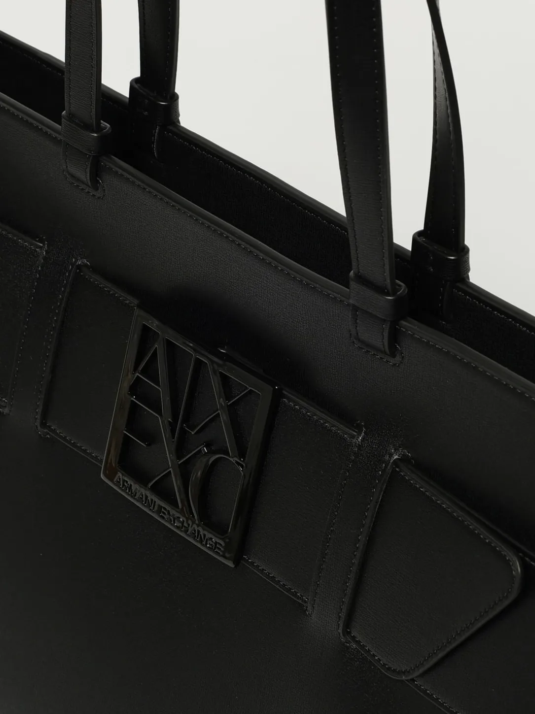 Borsa Shopping con logo Armani Exchange