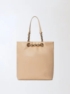 Borsa Shopping eyelet in nappa Fabiana Filippi