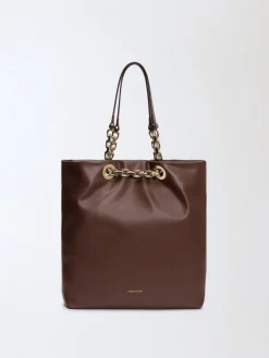 Borsa Shopping eyelet in nappa Fabiana Filippi