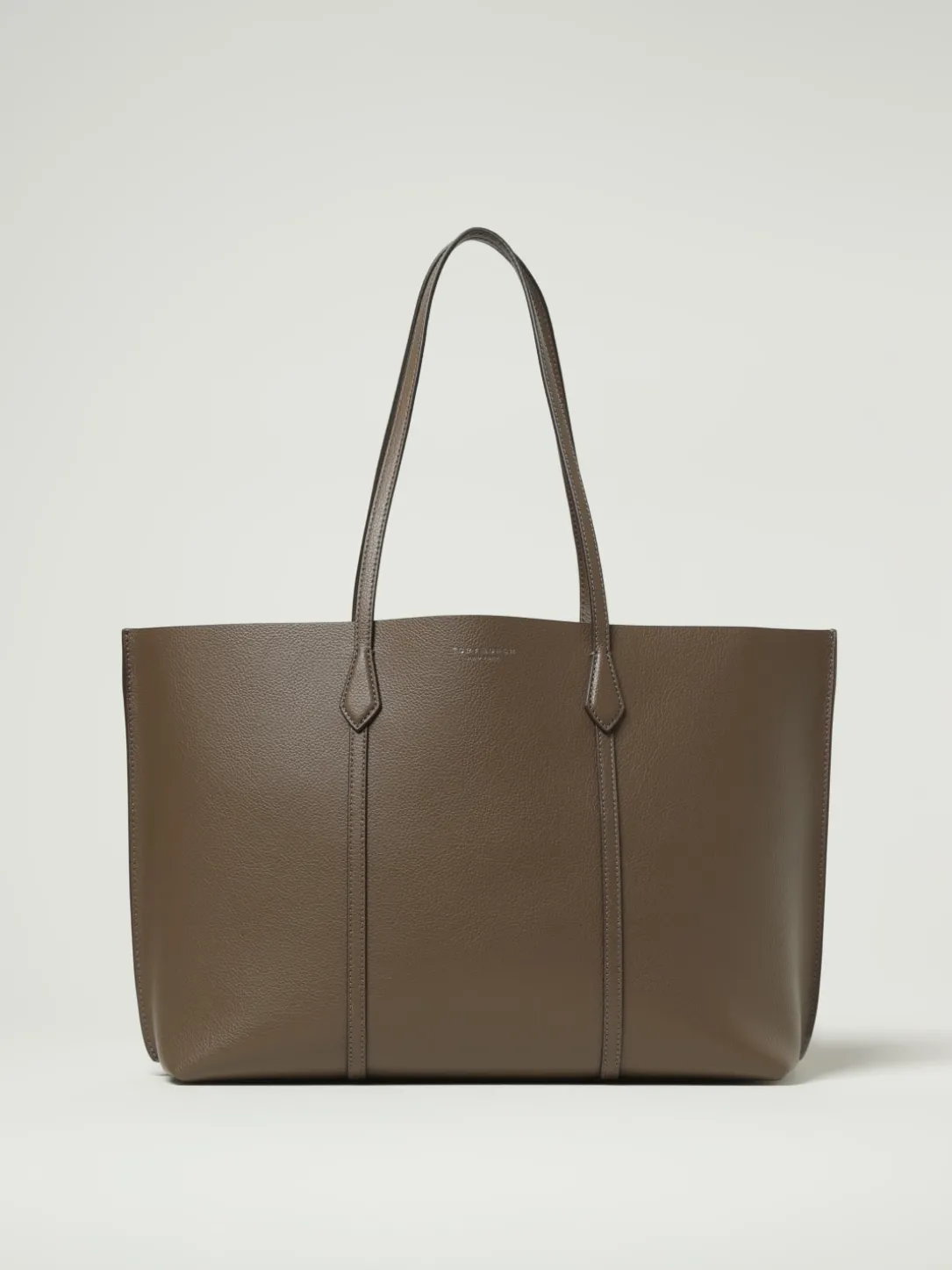 Borsa Shopping Perry Tory Burch in pelle a micro grana