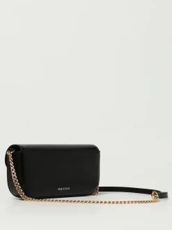 Borsa Skull Flower McQueen in pelle palmellata