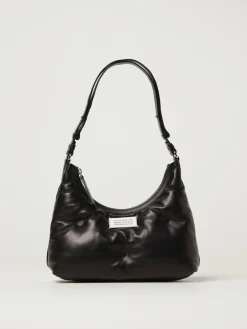 Borsa Small Hobo Maison Margiela in nappa capitonnè