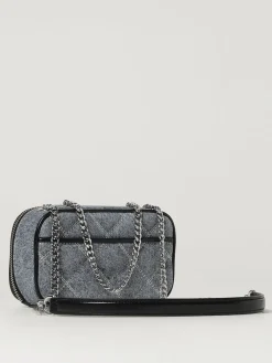 Borsa Snapshot Marc Jacobs in denim trapuntato e pelle