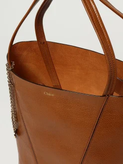 Borsa Spin Chloé in pelle martellata