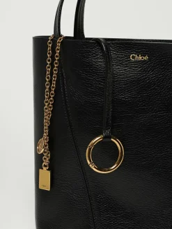 Borsa Spin Chloé in pelle martellata