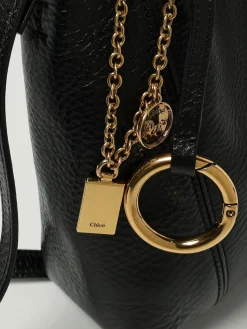 Borsa Spin Mini Chloé in pelle a grana