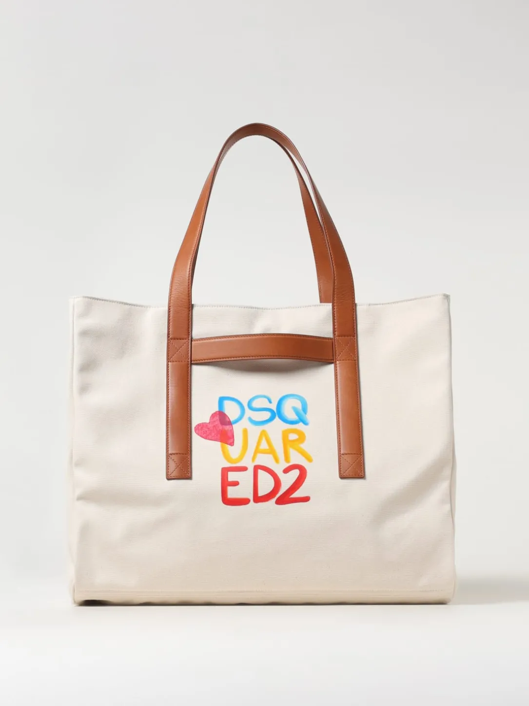 Borsa Summer Lovers Dsquared2 in canvas