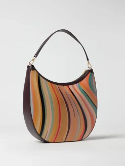 Borsa Swirl Hobo Bag Paul Smith in pelle stampata
