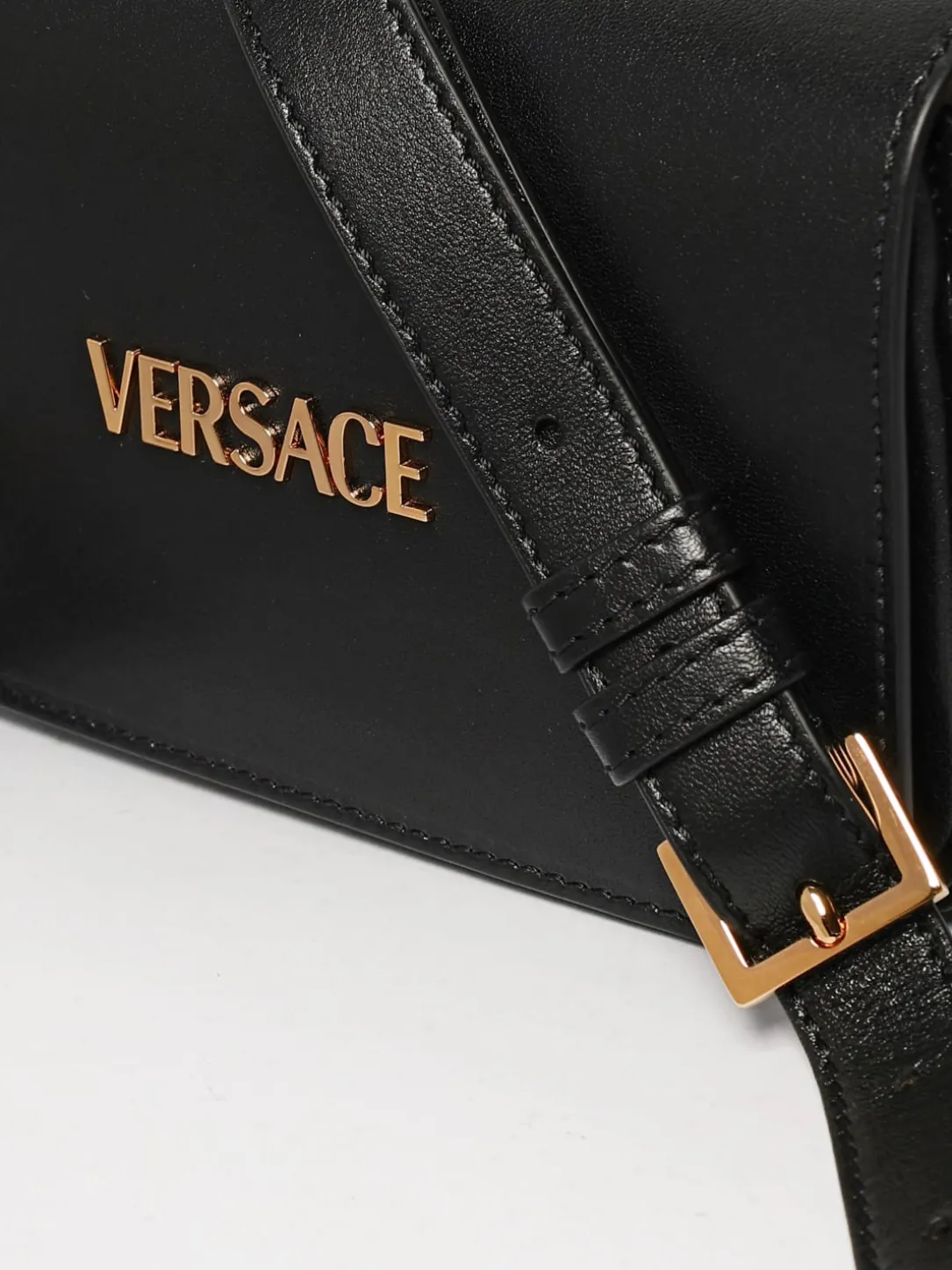 Borsa Tag Versace in pelle