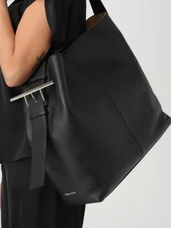 Borsa T-Bar Sling McQueen in pelle a grana