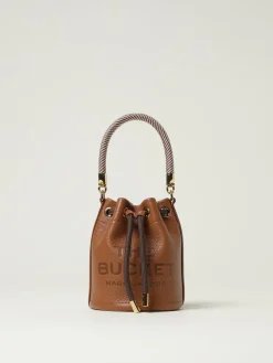 Borsa The Bucket Bag Marc Jacobs in pelle a grana