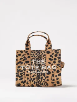 Borsa The Cheetah Small Tote Bag Marc Jacobs in canvas stampa animalier