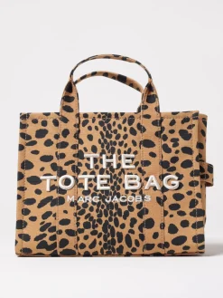 Borsa The Cheetah Tote Bag Marc Jacobs in canvas stampa animalier
