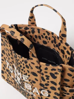 Borsa The Cheetah Tote Bag Marc Jacobs in canvas stampa animalier
