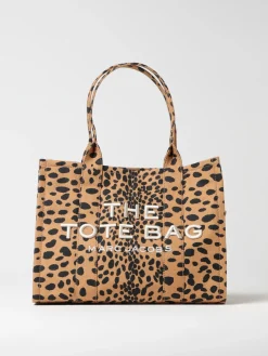 Borsa The Cheetah Tote Bag Marc Jacobs in canvas stampa animalier