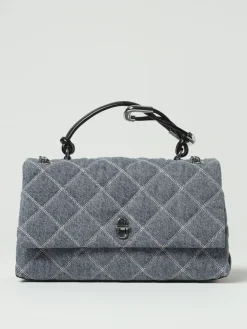 Borsa The Dual Marc Jacobs in denim trapuntato
