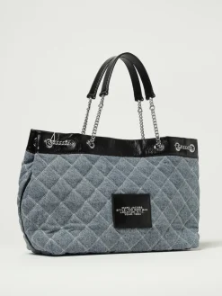Borsa The Large Chain Sack Bag Marc Jacobs in denim