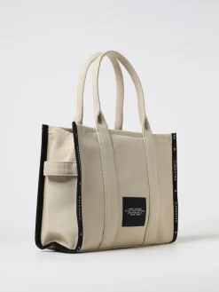 Borsa The Large Tote Bag Marc Jacobs in canvas con logo jacquard