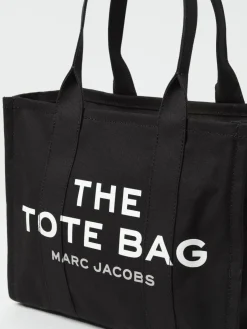 Borsa The Large Tote Bag Marc Jacobs in canvas con logo jacquard