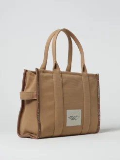 Borsa The Large Tote Bag Marc Jacobs in canvas con logo jacquard