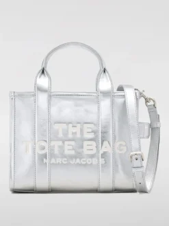 Borsa The Metallic Small Tote Bag Marc Jacobs in pelle laminata