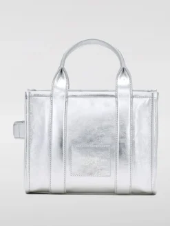 Borsa The Metallic Small Tote Bag Marc Jacobs in pelle laminata