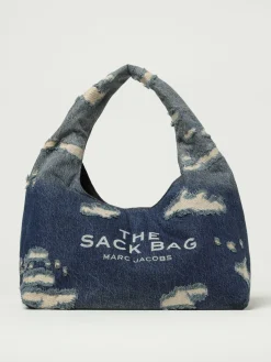 Borsa The Sack Bag Marc Jacobs in denim