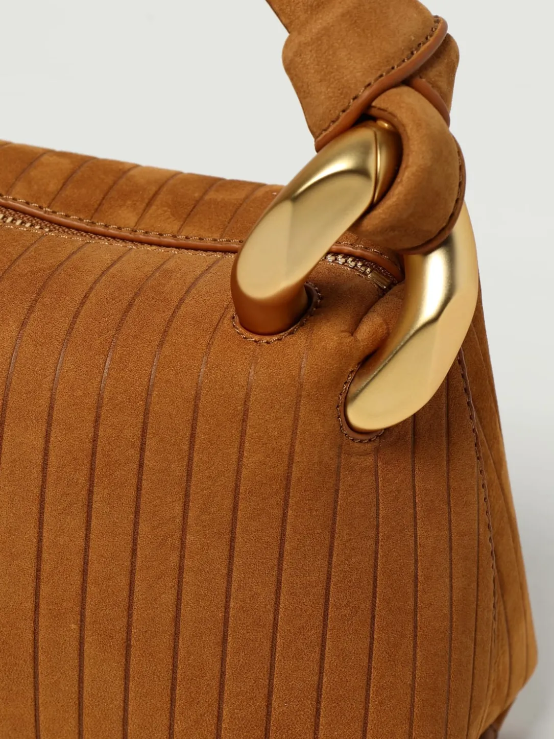 Borsa The Small Corner JW Anderson in camoscio a coste