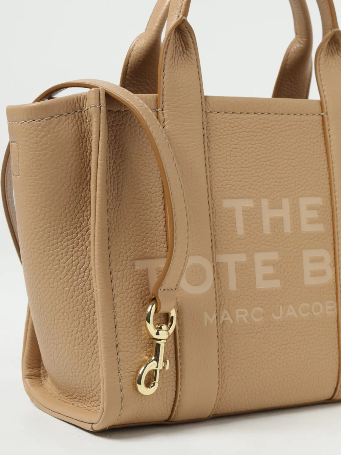 Borsa The Small Tote Bag Marc Jacobs in pelle a grana
