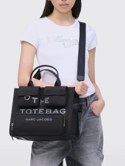 Borsa The Tote Bag in canvas di cotone Marc Jacobs