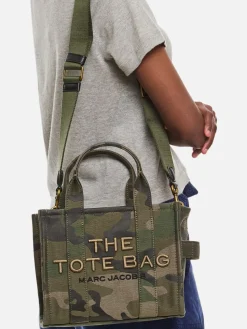 Borsa The Tote Bag Marc Jacobs in canvas camouflage