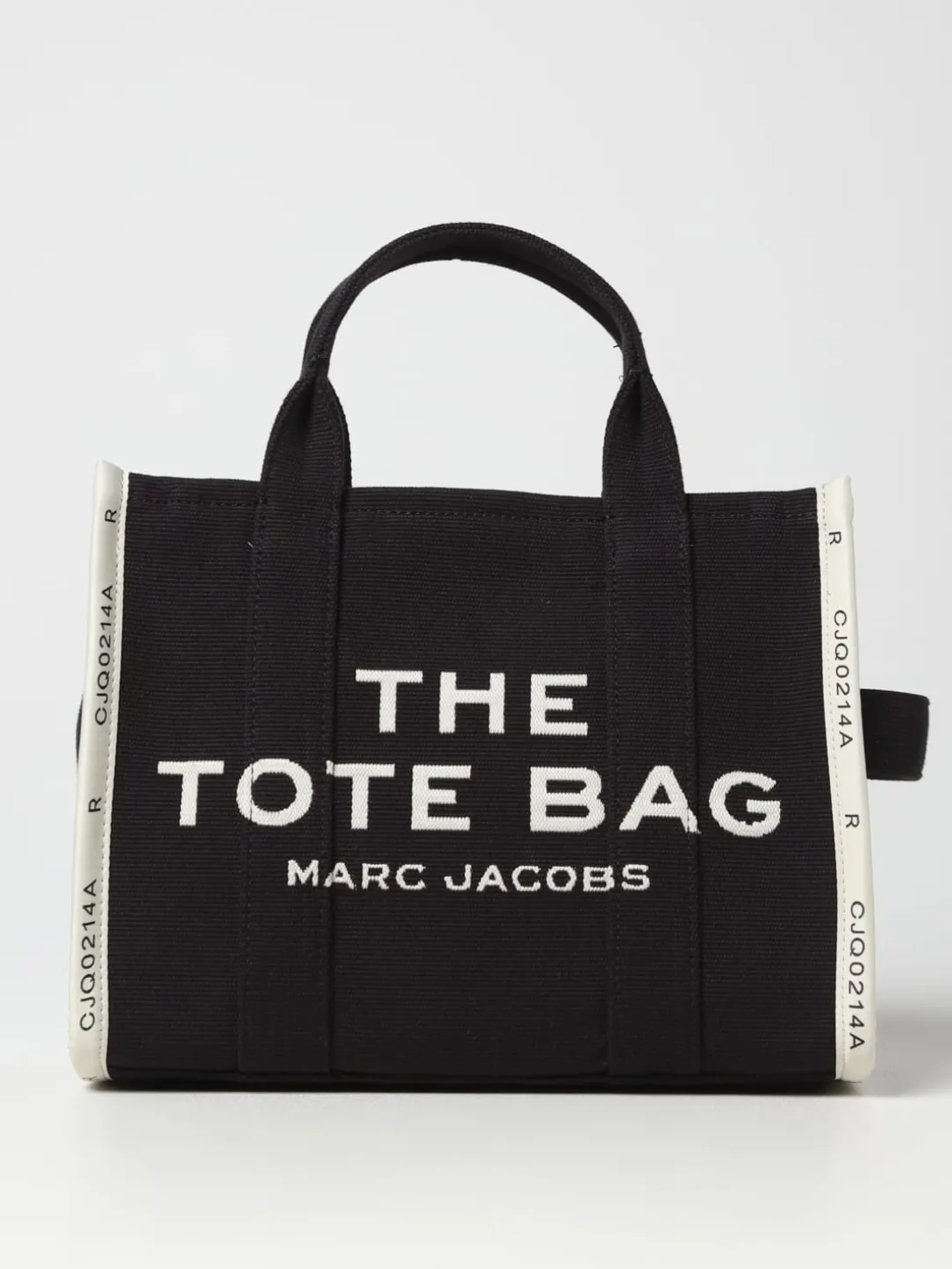 Borsa The Tote Bag Marc Jacobs in canvas con logo ricamato