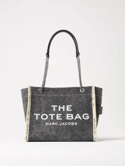 Borsa The Tote Bag Medium Marc Jacobs in denim di cotone