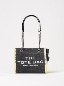 Borsa The Tote Bag Small Marc Jacobs in denim di cotone