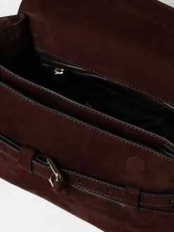 Borsa Tie Me Moschino Couture in camoscio