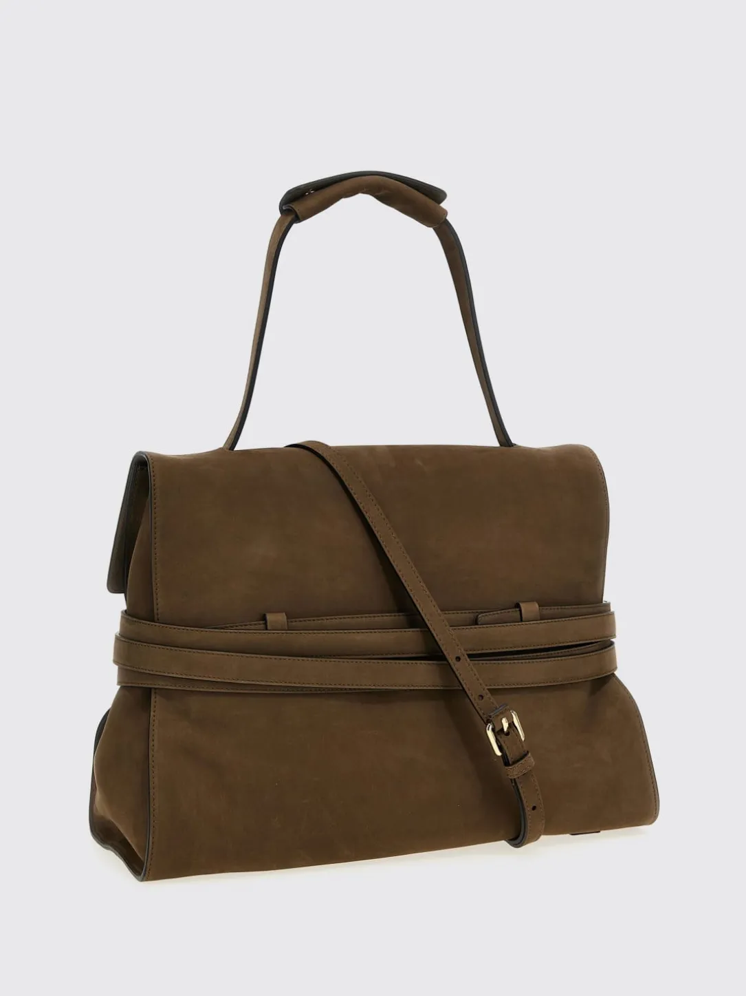 Borsa Tie Me Moschino Couture in nabuk