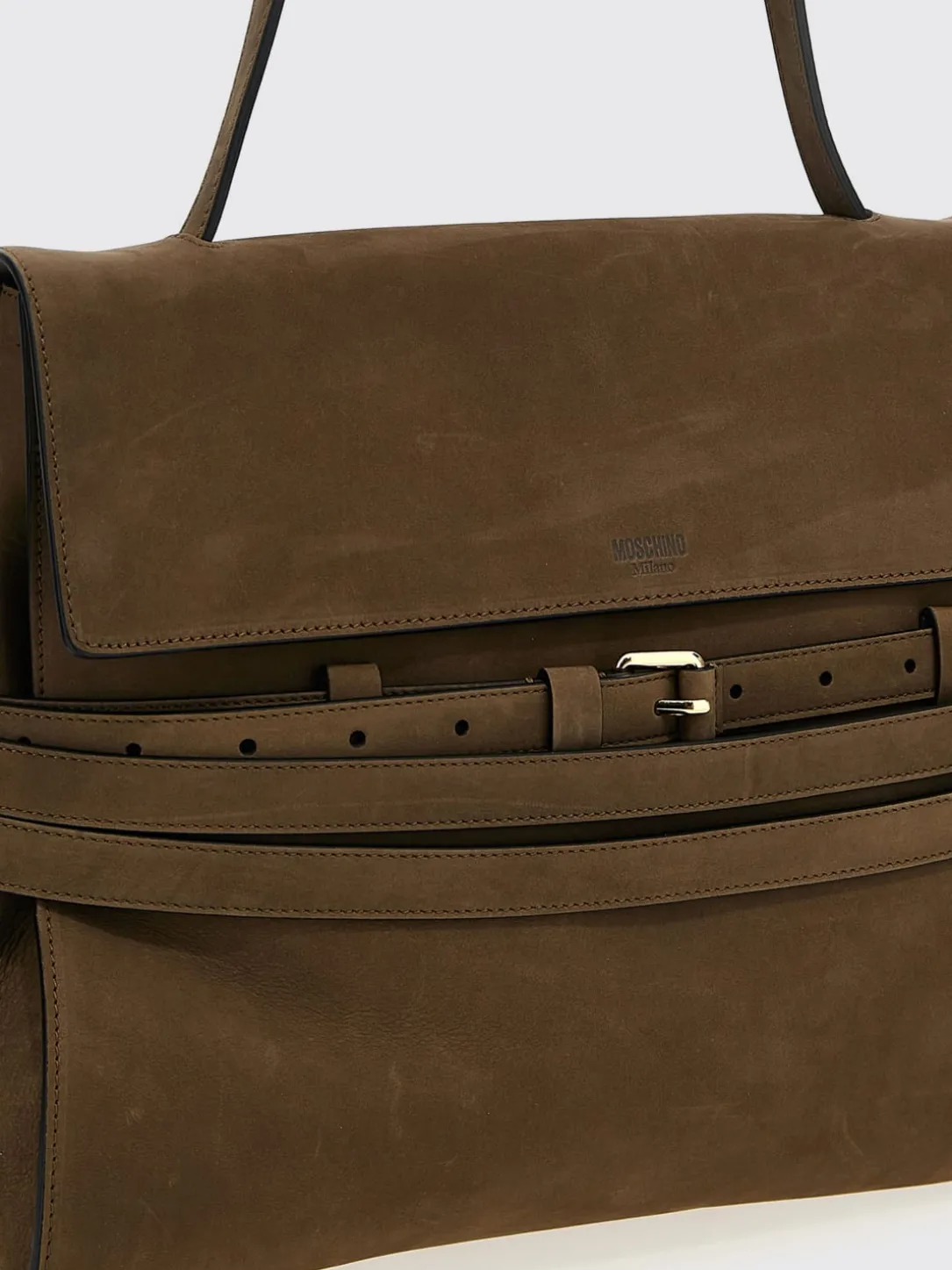 Borsa Tie Me Moschino Couture in nabuk