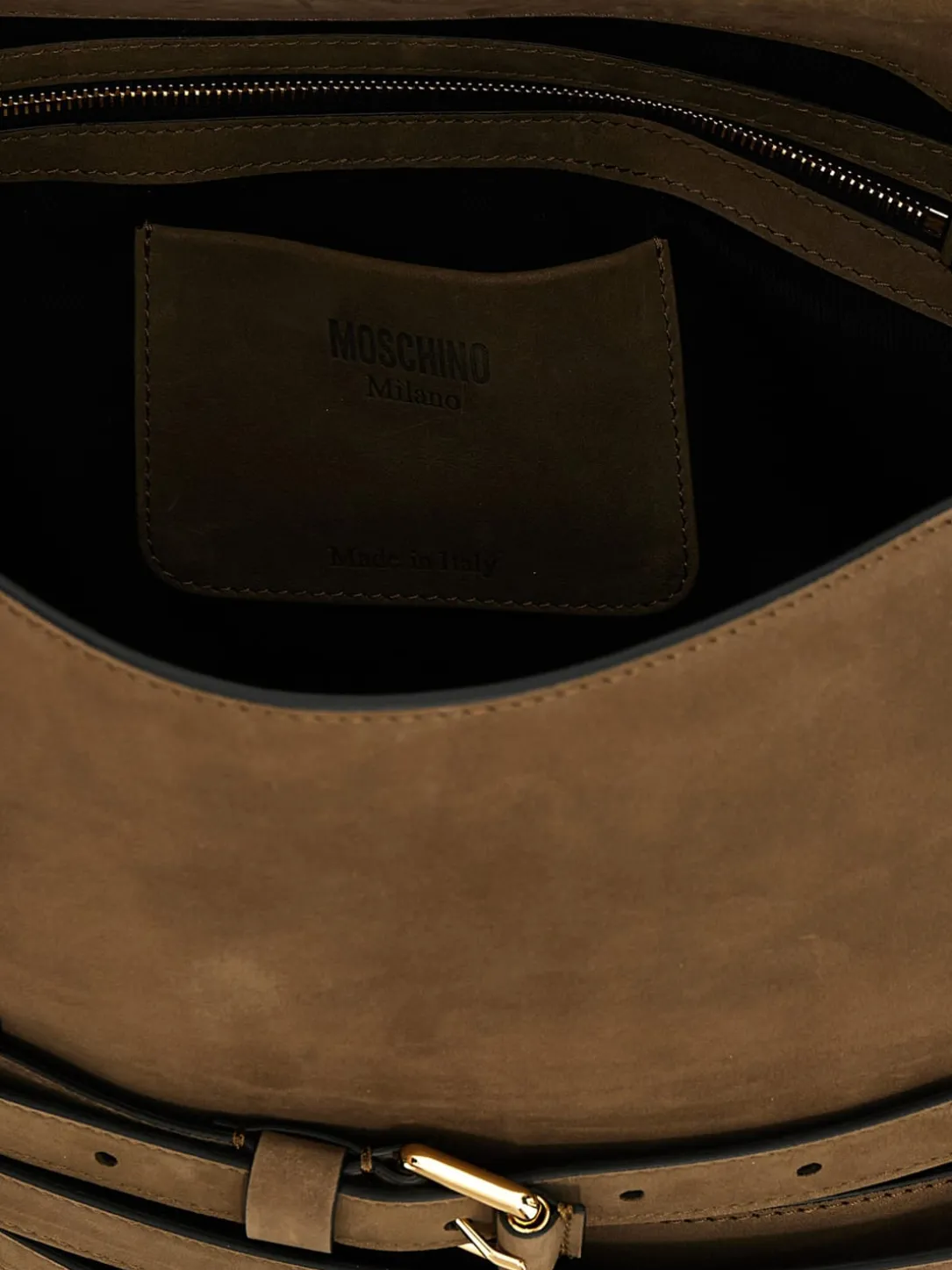 Borsa Tie Me Moschino Couture in nabuk