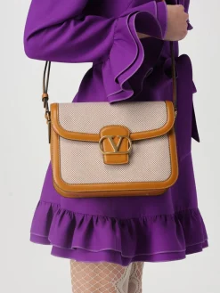 Borsa 9TO5 Valentino Garavani in canvas e pelle