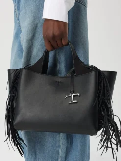 Borsa Tod's in pelle con frange