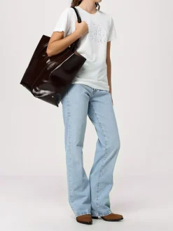 Borsa Tote 24.7 Golden Goose in pelle spazzolata