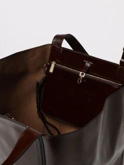 Borsa Tote 24.7 Golden Goose in pelle spazzolata