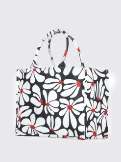 Borsa tote a spalla MSGM stampata