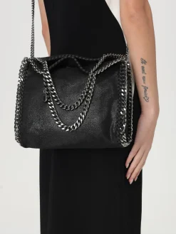 Borsa tote Falabella Stella McCartney in camoscio sintetico cracklè